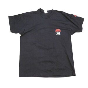 Vintage Bull Durham Mens XL T Shirt Black Cigarette Pocket Sleeve Single Stitch